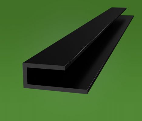 Black Plastic J Channels Black Plastic J Channels