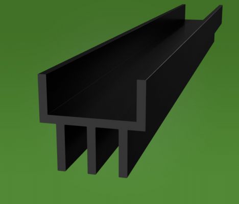 Black Vivarium Channel Top Black Vivarium Channel Top