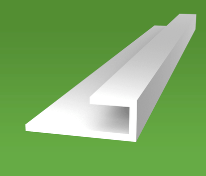 White Plastic Capping